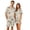 Gray, variant on Women Halloween Pajama Set Ghost Pumpkin Print Short Sleeve Tops Matching Cozy Sleeppants Matching Shorts Set Cute Plus Size Pjs