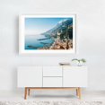thumbnail image 2 of Over Amalfi 03 - Amalfi Campania Italy Photography Coast Landscape Ocean Harbor Scenic Travel Poster Architecture White Framed Wall Art Print 5 x 7 inches, 2 of 3