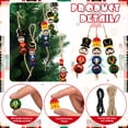 thumbnail image 3 of Juego de abalorios navideños de madera Cinnvoice, 240 unidades, diseño de cascanueces, 3 of 6