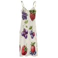 thumbnail image 5 of Various Fruits Fine Art Sleeveless Dress Summer Dress Woman 2025, 5 of 7