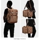 thumbnail image 2 of Mochila de viaje WITZMAN Canvas para hombre con portátil de 17 pulgadas, color marrón, 2 of 8