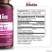 Purity Products MyBiotin™ Vegetarian Capsules, 10,000 Mcg Biotin, 30 Count per Pack