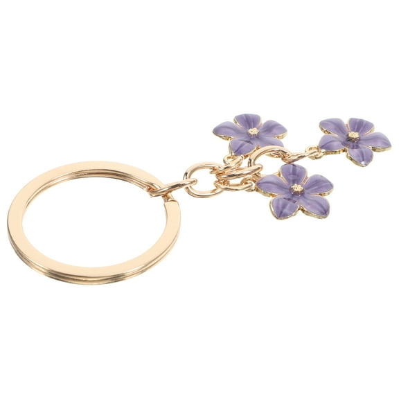 Sakura Keychain Flower Keychain Women Adorable Stylish Key Chain Bags Hanging Handbag Pendant Purse Charm Elegant Bag Decoration Accessory