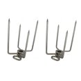 thumbnail image 1 of OneGrill Fourchettes à Brochettes en Acier Inoxydable pour Grill Rôtissoire (Convient : 1/2 Pouce Hexagone, 3/8 Pouce Carré, 1/2 Pouce Rond), 1 of 4