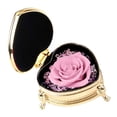 thumbnail image 1 of Rosa preservada hecha , flores inmortales románticas, el para cumpleaños femenino, Oro rosado BLESIY Flor de rosa eterna, 1 of 8