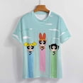 thumbnail image 4 of The Powerpuff Girls Womens T-Shirt Round Neck Short Sleeve Tee Shirts Summer Breathable Tops Blouse M, 4 of 8