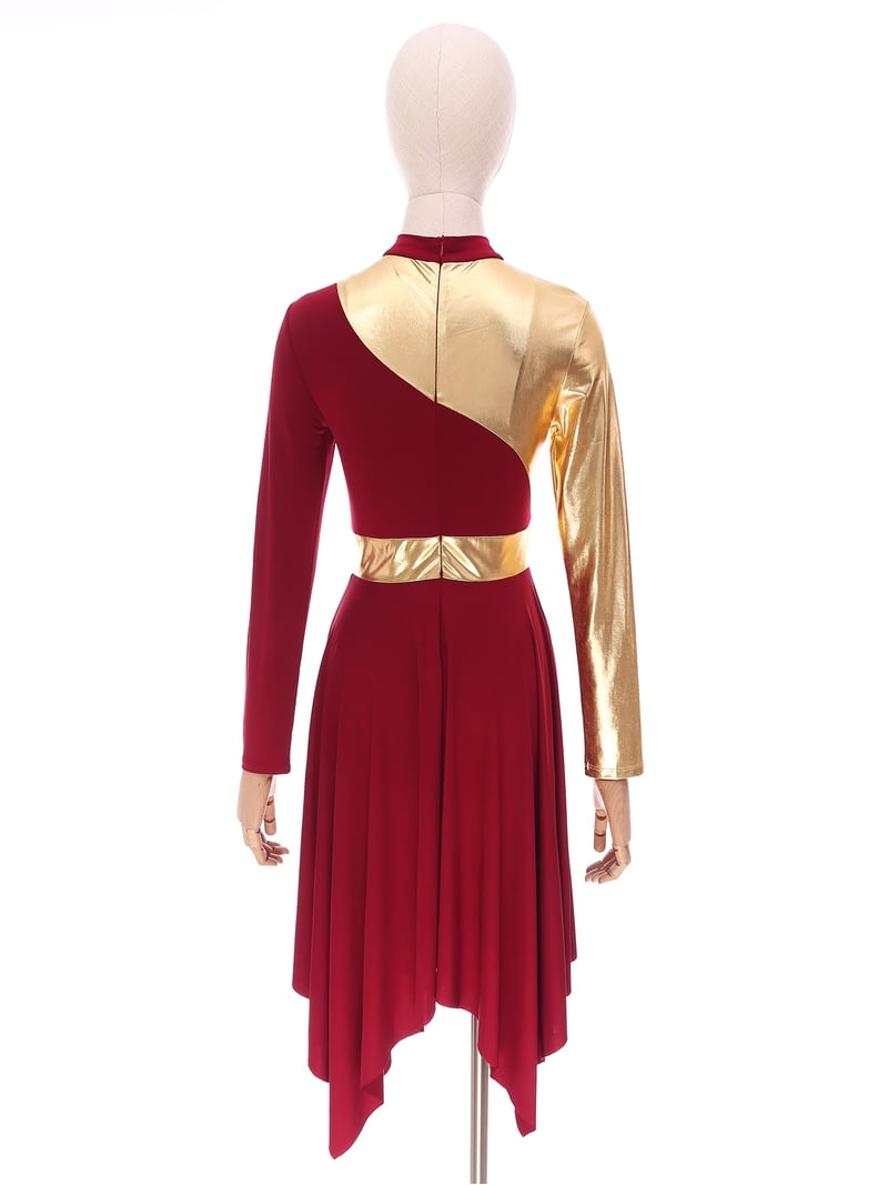 burgundy praise dance dress Amazon.com: OJEVMLFVQ Praise Dance Outfits Women Long Sleeve Modern Lyrical Dance Dress Dancing Church Choir Liturgical Praise(Burgundy A,XL) : Clothing, Shoes & Jewelry
