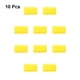 thumbnail image 4 of ADVEN 10 piezas de moldes de silicona para pasteles rectangulares, utensilios para hornear pudín, moldes reutilizables para cupcakes, utensilios para hornear para cocina, hogar, fiestas, amarillo, 4 of 8