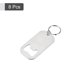 thumbnail image 3 of Uxcell 8Pcs Llavero Abridor de Botellas, Abridor de Botellas de Cerveza de Acero Inoxidable de 2.75" de Largo para el Hogar, Bar, Fiesta, Plateado, 3 of 6