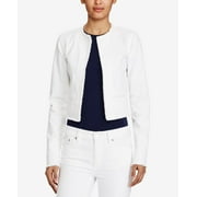 Lauren Ralph Lauren Petite Twill Jacket White PS