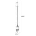 thumbnail image 2 of CSChome Cuillère à Café Manche Long Cuillère à Café Prise Confortable Polissage Miroir Multi-Usage Acier Inoxydable de Qualité Alimentaire Cuillère à Dessert, 2 of 7