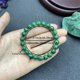 thumbnail image 5 of Pulsera de cristal púrpura natural malaquita pulsera hecha a mano de cuentas de piedra natural de cristal de la cadena de la mente bendición buena suerte pulsera, 5 of 7