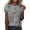 Grey, variant on Planet Graphic Tees for Women 2026 Summer Casual Short Sleeve Crewneck Astronomy T Shirt