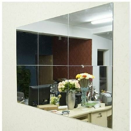 40 Pcs Self Adhesive 3d Mirror Tiles, Wall Mirror Tiles