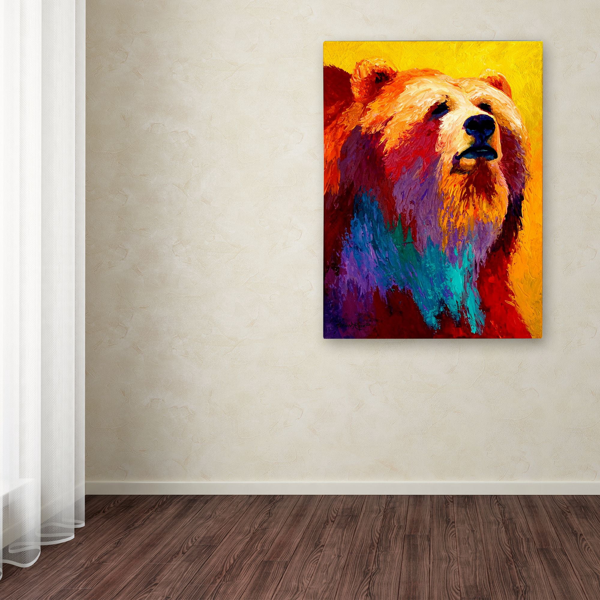 Marion Rose 'Ab Grizz III' Canvas Art