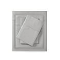 thumbnail image 3 of Madison Park 4-Piece 600 Thread Count Pima Cotton Sheet Set, King - Light Grey, 3 of 8