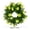 Yellow, variant on Sruoe Spring Wreath for Front Door, 12" Artificial Flower Wreath Door Decoration Mixed Flowers and Green Leaves for Wall Window Home Party Wedding Decor, Wreaths for Outdoor Indoor Decor
