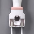 thumbnail image 1 of Wzzjkit Set Automatic Lazy Toothpaste Dispenser 5 Toothbrush Wall Mount, 1 of 3