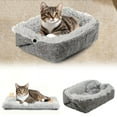 thumbnail image 3 of Orthopedic Cat Bed with Removable Washable Cover for Comfort Supportive Sleeper Cushion Mat, 3 of 6