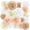 Peach/Champagne, variant on EpiqueOne 20 Piece Tissue Paper Pom Poms | Blush Pink, Dusty Rose, Mauve & Cream | Colorful Paper Flower Wall Decorations for Bridal Showers, Baby Showers, Weddings, Graduations, Tea Parties & More