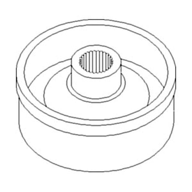 67800-22380 RAParts Tambour de Frein Compatible avec Tracteurs Compacts Kubota B2150 B8200 B9200