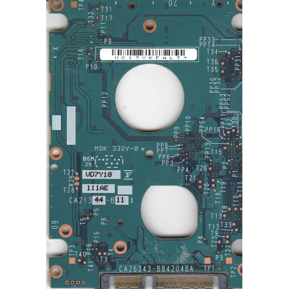 MHW2100BH, PN CP170868-01, Fujitsu 100GB SATA 2.5 PCB