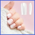 thumbnail image 4 of Vocoste Women's Full Coverage Square Fake Nails Kit Clear 1 Set, 4 of 5