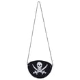 thumbnail image 2 of Skull Eye Patch, Skull Knife Pattern Pirate Eye Patch Wide Applicability 24pcs Adjustable Tightness  For Cosplay Dances For Costume Party, 2 of 8