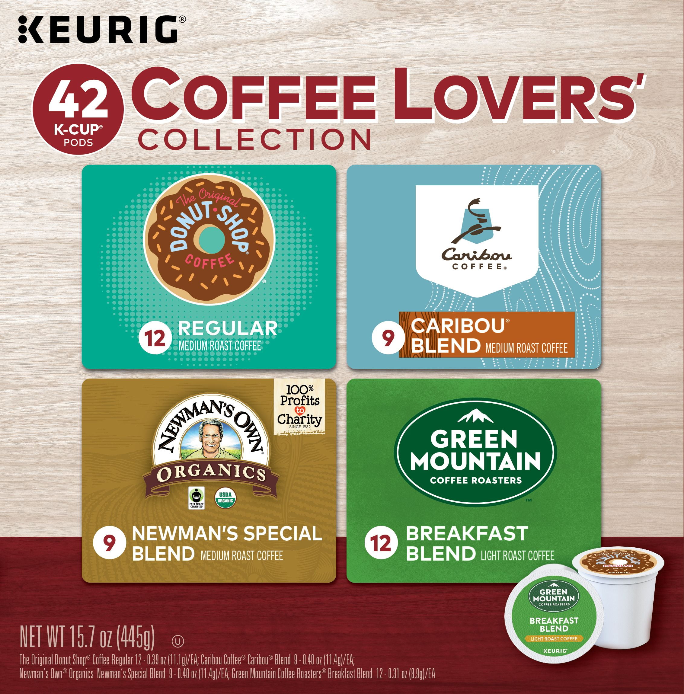 Keurig Coffee Lovers' Collection Variety Pack KCup Pods, 42 Count for