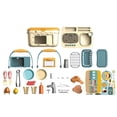 thumbnail image 3 of HOARBOEG Children's Toys Puzzle Toys Christmas Gifts Children's Family Toy Set Puzzle Cooking Kitchen Dressing Table Toolbox Medicals Box Simulation Toy, 3 of 8