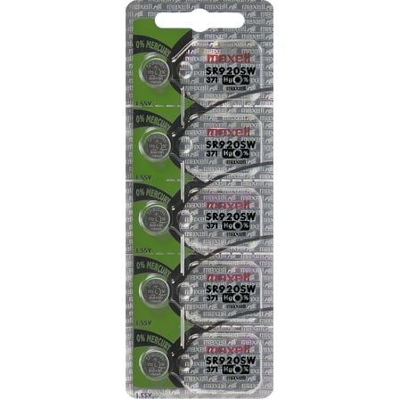 Maxell Watch Battery Button Cell SR920SW 371 100 Batteries