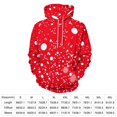 thumbnail image 2 of Red White Polka Dots Men's Women New Sweatshirt Hoodie Men's Plus Size Sweatshirt Hooded Sweatshirt 3d Printed Street Men's Cloth, 2 of 6