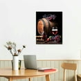 thumbnail image 2 of JEUXUS  Red Wine Bottle and Barrel Grape Fruit Canvas Prints Wall Art Modern Food Vintage Pictures Paintings Giclee Artwork for Kitchen Living Room Home Decorations, 2 of 4