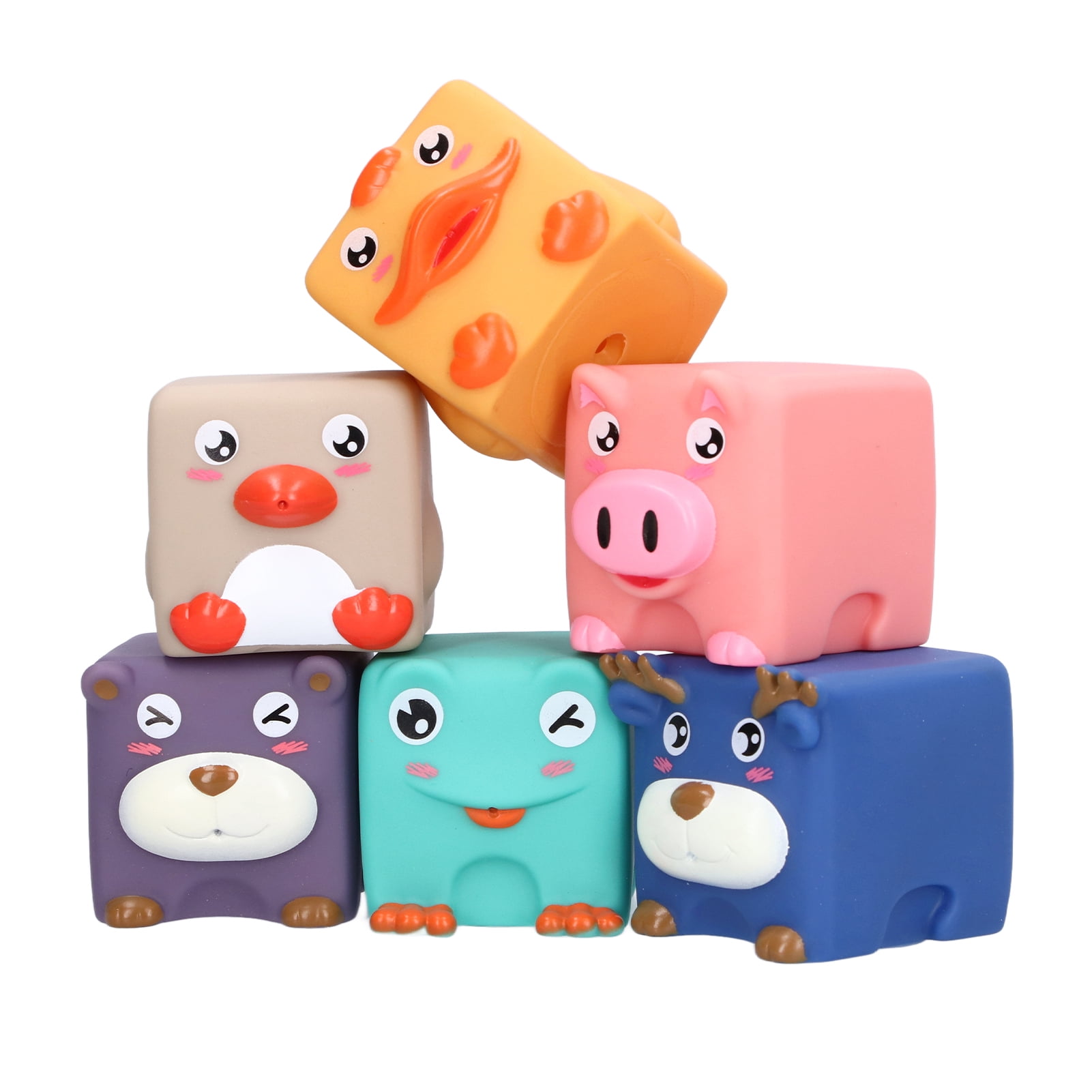 Zerone Soft Blocks Toys,Soft Stacking Building Blocks Cute Cartoon