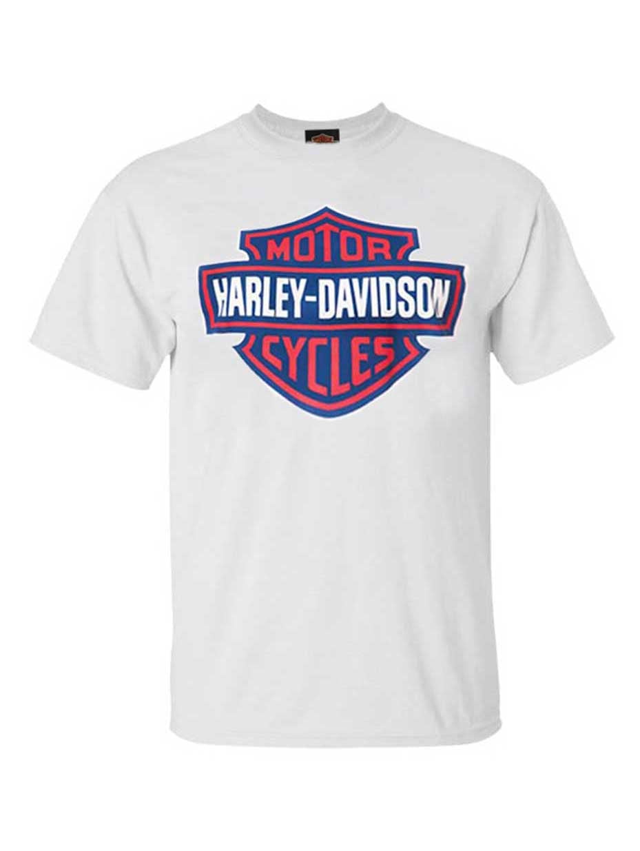 Harley-Davidson Men's RWB Bar \u0026 Shield 
