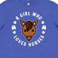thumbnail image 4 of Inktastic A Girl Who Loves Horses Youth T-Shirt, 4 of 5
