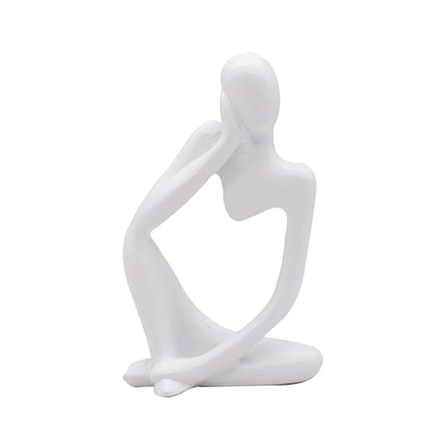 Escultura Estatua Zulema Figura pensador abstracto Decoración de oficina