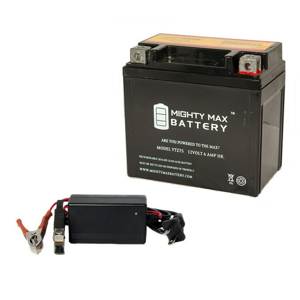 Ytz7s 12v 6ah Replacement Battery For Utz7s 12v 1amp Charger Walmart Com Walmart Com