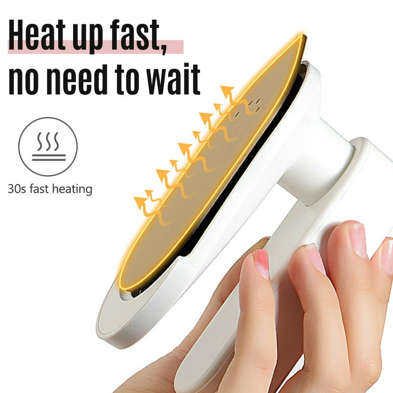 LED Mini Iron Small Iron 50~300 Adjustable Quick Heating Electric Iron  Household Travel Leather Clothing Wrinkle Removal