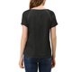 thumbnail image 3 of BLUSA DE CHAMBRAY PARA MUJERES CON MANGAS RAGLÁN CORTAS Y LATERALES ABIERTOS, CUELLO REDONDO, TAMAÑO L, NEGRO, 3 of 6
