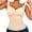 AB98 Beige, variant on Shapewear Tank Tops For Women Tummy Control Seamless Tops V Neck Body Shaper Camisole Size Xl Gold