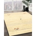 thumbnail image 2 of Ahgly Company Indoor Rectangle Contemporary Brown Gold Solid Area Rugs, Swatch Sample, 2 of 6