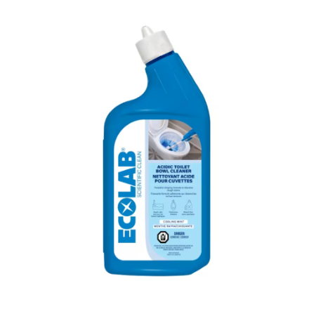 ECOLAB 946 mL Acidic Toilet Bowl Cleaner, Limescale Remover for Toilets & Urinals