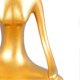 thumbnail image 2 of Set of 3 Gold Yoga Figurines Waterproof Resin Decorative for Bookshelf Living Room Wine Cellar, 2 of 2