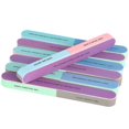 thumbnail image 1 of grey 12 paquetes de lima de uñas de 7 vías y bloque amortiguador de uñas profesional limas de 7 pasos tablas de esmeril lavables para uñas acrílicas, 1 of 5