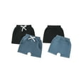 thumbnail image 2 of Suealasg 2-Pack Toddler Baby Boy Shorts Solid Color Elastic Waist Shorts Baby Boys Summer Casual Shorts 0-3 Years, 2 of 9