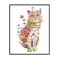 thumbnail image 2 of Kit de animales de punto de cruz parcial, algodón ecológico, 11 quilates, obra de arte estampada, regalo, decoración del hogar Hugtrwg  Para estrenar, 2 of 9