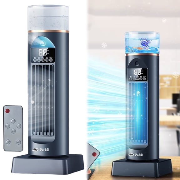 Gnwei Tower Fan for Bedroom, 13.5" Quiet Bladeless Floor Fan,120° Oscillating Standing Fan with 24H Timer, Remote Control, 6 Speeds, Fans that Blow Cold Air for Room, Home, Office