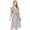 Gray, variant on Monfince Women Kimono Robes Lightweight Sleep Dress Three Quarter Sleeve Bathrobe Knee Length Soft Sleepwear Ladies Loungewear S-XXL