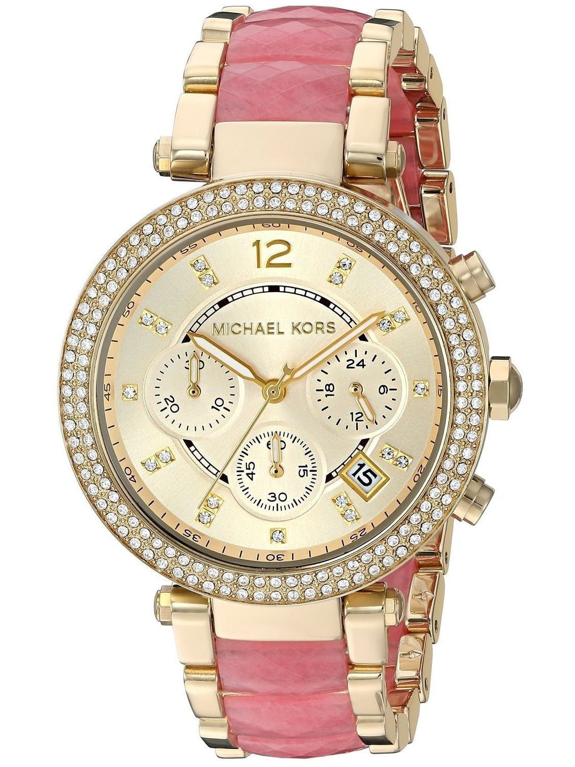 Michael Kors 腕時計 MICHAEL KORS Brecken Rose Gold S/ Steel Chronograph Watch 40mm